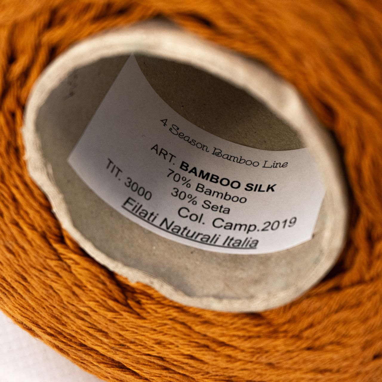 Bamboo silk Оранжево-терракотовый